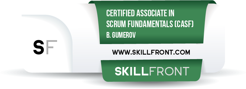 Certified Associate in SCRUM Fundamentals (CASF)